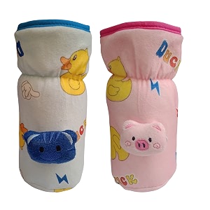 bottle cover for philips avent widebroad neck - soft plush stretchable baby bottle tote bag with strap