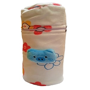 bottle cover for philips avent widebroad neck - soft plush stretchable baby bottle tote bag with strap