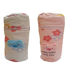 bottle cover for philips avent widebroad neck - soft plush stretchable baby bottle tote bag with strap