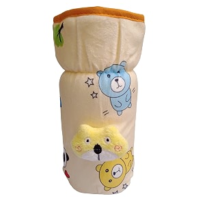 bottle cover for philips avent widebroad neck - soft plush stretchable baby bottle tote bag with strap