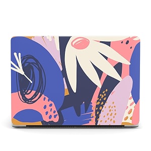 laprite case fit with macbook pro 14 inch a2442 2021-2022 release a2779 2023 hard shell cover for macbook pro 1434 m1m2 pro  m1 m2 max with touch id abstract artistic multi color