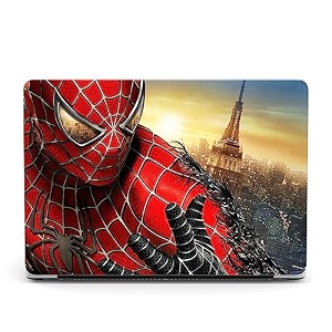 laprite case fit with macbook pro 14 inch a2442 2021-2022 release a2779 2023 hard shell cover for macbook pro 1434 m1m2 pro  m1 m2 max with touch id red spiderman
