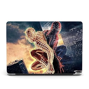 laprite case fit with macbook pro 14 inch a2442 2021-2022 release a2779 2023 hard shell cover for macbook pro 1434 m1m2 pro  m1 m2 max with touch id two spiderman