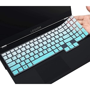 laprite keyboard cover skin for 2020 lenovo legion 5 series legion 5 5i 5p 5pi 156 inch and 173 inch legion 7i amp idea pad gaming 3i gaming laptop keyboard protective skin - gradient mint