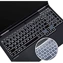 Laprite Keyboard Cover Skin for 2020 Lenovo Legion 5 Series Legion 5 5i 5p 5pi 15.6 Inch and 17.3 Inch |Legion 7i &amp; idea Pad Gaming 3i Gaming Laptop Keyboard Protective Skin ( Black )