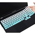 Laprite Keyboard Cover Skin for 2020 Lenovo Legion 5 Series Legion 5 5i 5p 5pi 15.6 Inch and 17.3 Inch |Legion 7i & idea Pad Gaming 3i Gaming Laptop Keyboard Protective Skin - Gradient Mint