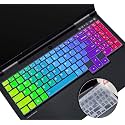 Laprite Keyboard Cover Skin for 2020 Lenovo Legion 5 Series Legion 5 5i 5p 5pi 15.6 Inch and 17.3 Inch |Legion 7i &amp; idea Pad Gaming 3i Gaming Laptop Keyboard Protective Skin - Rainbow
