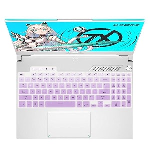 laprite keyboard protector cover for 2022 asus tuf dash 15 15634 fx517zm fx517zm-as73 tuf gaming f15 fx507zm-es74 tuf gaming f17 fx707 fx707zm 17334 asus tuf a15 a17 gaming laptop gr purple