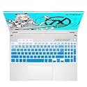 Laprite Keyboard Protector Cover for 2022 ASUS TUF Dash 15 15.6" FX517ZM FX517ZM-AS73, TUF Gaming F15 FX507ZM-ES74, TUF Gaming F17 FX707 FX707ZM 17.3", ASUS TUF A15 A17 Gaming Laptop, GR. Blue