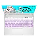Laprite Keyboard Protector Cover for 2022 ASUS TUF Dash 15 15.6" FX517ZM FX517ZM-AS73, TUF Gaming F15 FX507ZM-ES74, TUF Gaming F17 FX707 FX707ZM 17.3", ASUS TUF A15 A17 Gaming Laptop, GR. Purple