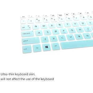 laprite premium keyboard cover protector fit with victus by hp ryzen 5 5600h 161-inch fhd gaming laptop model 16-e0076ax - gradient mint