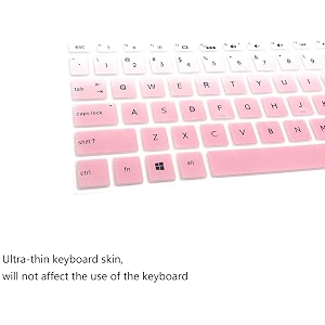 laprite premium keyboard cover protector fit with victus by hp ryzen 5 5600h 161-inch fhd gaming laptop model 16-e0076ax - gradient pink