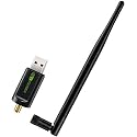 Laprite WiFi USB Bluetooth Adapter with Antenna, 600Mbps Dual Band 2.4/5Ghz, 2 in 1 WiFi Bluetooth4.2 Adapter Wireless Network External Receiver, Network Dongle for PC/Laptop/Desktop