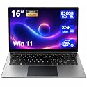 Laptop 16-inch 8GB DDR 128GB SSD portable laptop computer, expandable to 1TB, AMD A9-9400 Radeon R5 CPU up to 3.2 GHz, 9000mAh battery, Numeric Keypad, USB 3.0, dual-band WiFi, webcam, slim laptops