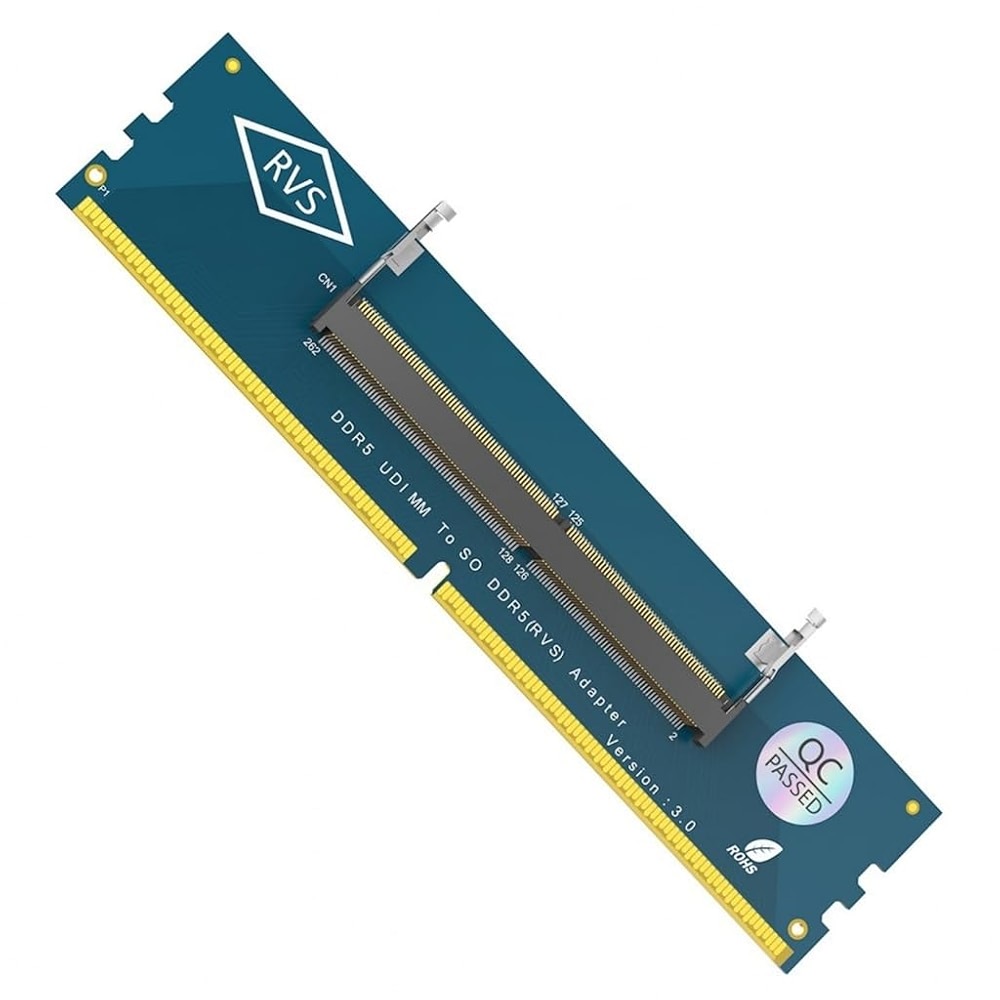 Laptop DDR5 Memory SO-DIMM to PC Desktop DIMM Expansion Adapter Card ...