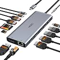 Laptop Docking Station 3 Monitor USB C Docking Station Dual Monitor Adapter