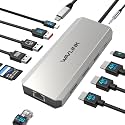 Laptop Docking Station,WAVLINK Triple Monitors Dock,Dual DisplayPort,HDMI