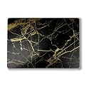 Laptop Skin Compatible with Surface Laptop 7 15" (2024) - Black Gold Marble - Premium 3M Vinyl Protective Wrap Decal Cover - Easy to Apply | Crafted in The USA by MightySkins