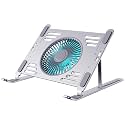 Laptop Stand Laptop Cooling Pad with USB Power Fans Adjustable Stand Quiet Cooling Technology Ergonomic Laptop Risers