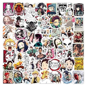laptop vinyl self-adhesive sticker for adults multicolor stickers for laptop journal guitar mobile - waterproof residue free demon