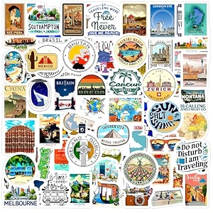 laptop vinyl self-adhesive sticker for adults multicolor stickers for laptop journal guitar mobile - waterproof residue free travelling