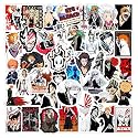 Laptop Vinyl Self-Adhesive Sticker for Adults, Multicolor Stickers for Laptop, Journal, Guitar, Mobile - Waterproof Residue Free (Anime)