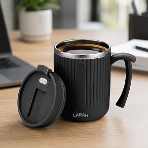 Larah by BOROSIL 350 ml FlipSip Coffee