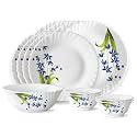 Larah by Borosil Fluted Series Lavender Opalware
