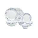 Larah By Borosil Mist Opalware Dinner Set