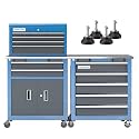 LARBANKE Rolling Tool Chest Combination,5-Drawer & 8-Drawer Tool Chest
