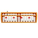 Larcele 13-Column Bead Counting Abacus Reset Button Student Math Aid SP-02