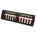 Larcele 13-Column Student Abacus Bead Arithmetic Math Tool Black 2 SP-02