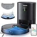 Laresar Robot Vacuum and Mop Combo, 3 in 1 Robotic Vacuum with 3.5L Self Emptying Station, Equipped with Lidar Navigation,Smart App Control, for Pet Hair/Floors/Carpets, L6 Pro, Black