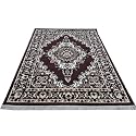 Large Area Rug 8x11 Feet - Premium Multi Color Floral Living Room Carpet Anti-Slip Executive Bedroom Rug