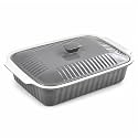 Large Baking Dish with Lid,5.5 Quart Lasagna Pan with Lid, 13.5x9 inch Ceramic Casserole Dish with Lid, Microwave, Dishwasher Safe