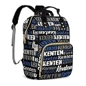 Large Capacity Custom Diaper Bag Backpack for Baby Boy Girl with Name - Waterproof Personalized Baby Bag Mom Nappy Bag, Multifunctional Customized Stylish Travel Daypack for Women