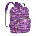 Large Capacity Custom Diaper Bag Backpack for Baby Boy Girl with Name - Waterproof Personalized Baby Bag Mom Nappy Bag, Multifunctional Customized Stylish Travel Daypack for Women