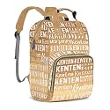 Large Capacity Custom Diaper Bag Backpack for Baby Boy Girl with Name - Waterproof Personalized Baby Bag Mom Nappy Bag, Multifunctional Customized Stylish Travel Daypack for Women