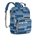 Large Capacity Custom Diaper Bag Backpack for Baby Boy Girl with Name - Waterproof Personalized Baby Bag Mom Nappy Bag, Multifunctional Customized Stylish Travel Daypack for Women
