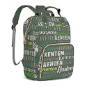 Large Capacity Custom Diaper Bag Backpack for Baby Boy Girl with Name - Waterproof Personalized Baby Bag Mom Nappy Bag, Multifunctional Customized Stylish Travel Daypack for Women