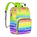 Large Capacity Custom Diaper Bag Backpack for Baby Boy Girl with Name - Waterproof Personalized Baby Bag Mom Nappy Bag, Multifunctional Customized Stylish Travel Daypack for Women