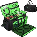 Large Dj Cable Bag with Detachable Dividers, Bottom Pad
