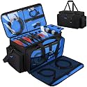 Large Dj Cable Bag with Detachable Dividers, Bottom Pad