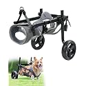 Large Dog Wheelchair for Hind Legs-Durable All-Terrain Wheels, Heavy Duty Aluminum Frame, Comfortable Breathable Mesh for Dogs, Hip Support System, Restores Mobility for Arthritis &amp; Injuries