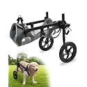 Large Dog Wheelchair for Hind Legs-Durable All-Terrain Wheels, Heavy Duty Aluminum Frame, Comfortable Breathable Mesh for Dogs, Hip Support System, Restores Mobility for Arthritis &amp; Injuries XL