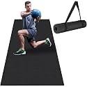 Large Exercise Mat 8'x5'|12'x6'|10'x6'|6'x4'|6'x2' Workout Mat for Home Gym Mats Exercise Heavy Duty Gym Flooring Fitness Mat Large Yoga Mat Cardio Mat for Weightlifting, Jump Rope, MMA