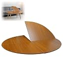Large Foldable Round Table Top Extender Four-fold Wood Round Table Top Dining Tables Temporary Extender Space Saving Catering Banquet Party Tables Foldable Table-Top Extender(Natural Wood,51in)