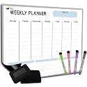 Large Magnetic Weekly Planner for Fridge, Dry Erase Whiteboard Magnet