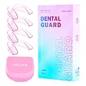 Large Mouth Guard for Grinding Teeth at Night, Night Guards for Teeth Grinding,Mouthguards for Grinding of Teeth, Sleep Guard with 2 x 5X Mirror Mouth Guard Case, Large (4 Pack)