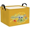 Large Nursery Baby Dinosaur Basket Collapsible Kids Toy Storage Bin Gift Box Room Decor (Spider Dinosaur)